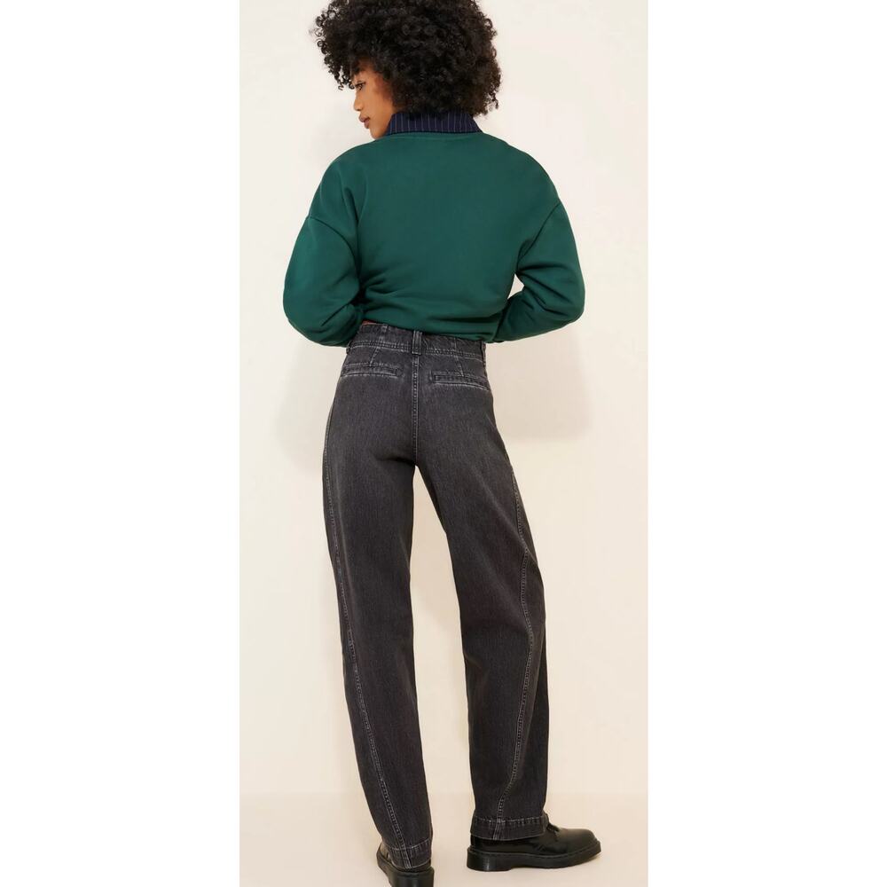 Madewell Tapered Trouser Jeans in Black NWOT. Size 28 - Picture 4 of 10
